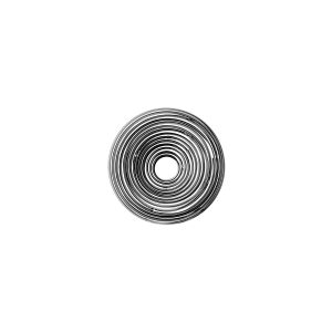 Cutter Set Plain Round Stainless Steel 14pc 35-115mm
