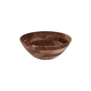 Serve Natural Acacia Round Display Bowl Deep 430x160mm