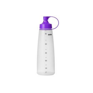Soft Squeeze Bottle w/ Purple Cap 550ml