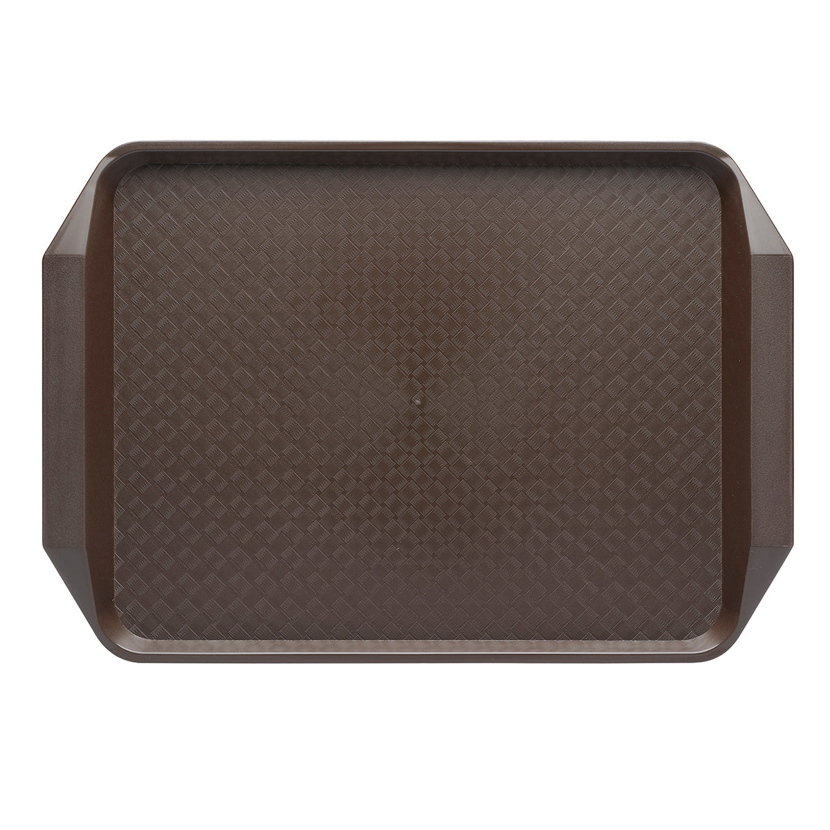 Rectangular Fast Food Tray PP 425x300mm Brown