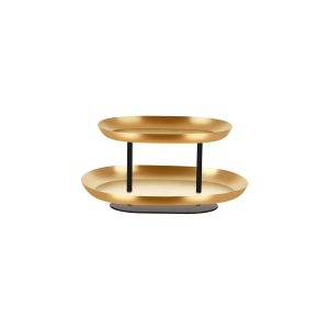 Seafood Stand 2-Tier Brass / Iron 385x260x195mm