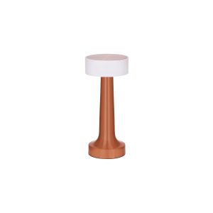 Ambience Aura Cordless LED Table Lamp Brushed Copper