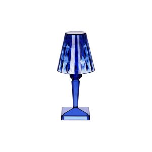 Ambience Crystal Cordless LED Table Lamp Blue