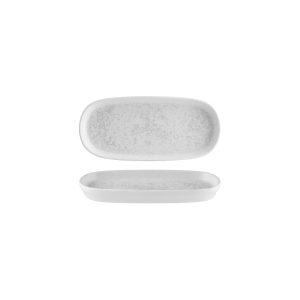 Lunar White Oval Dish 210x100x20mm