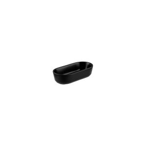 Notte Black Oval Deep Dish 150x75x45mm