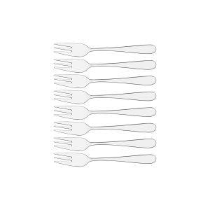 Luxor Cake Fork Set 8pc