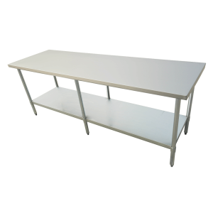 Modular System Economic 304 Grade Stainless Steel Table - 6 legs - 2400-6-WB