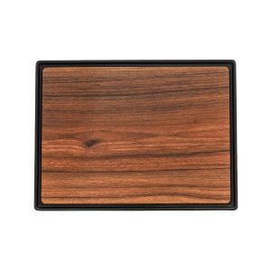 Zicco Melamine Contempo Dark Rectangular Tray 448x338x15mm