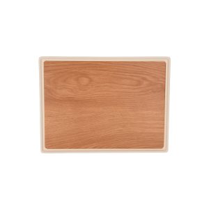 Zicco Melamine Contempo Oak Rectanglar Tray 400x300x15mm