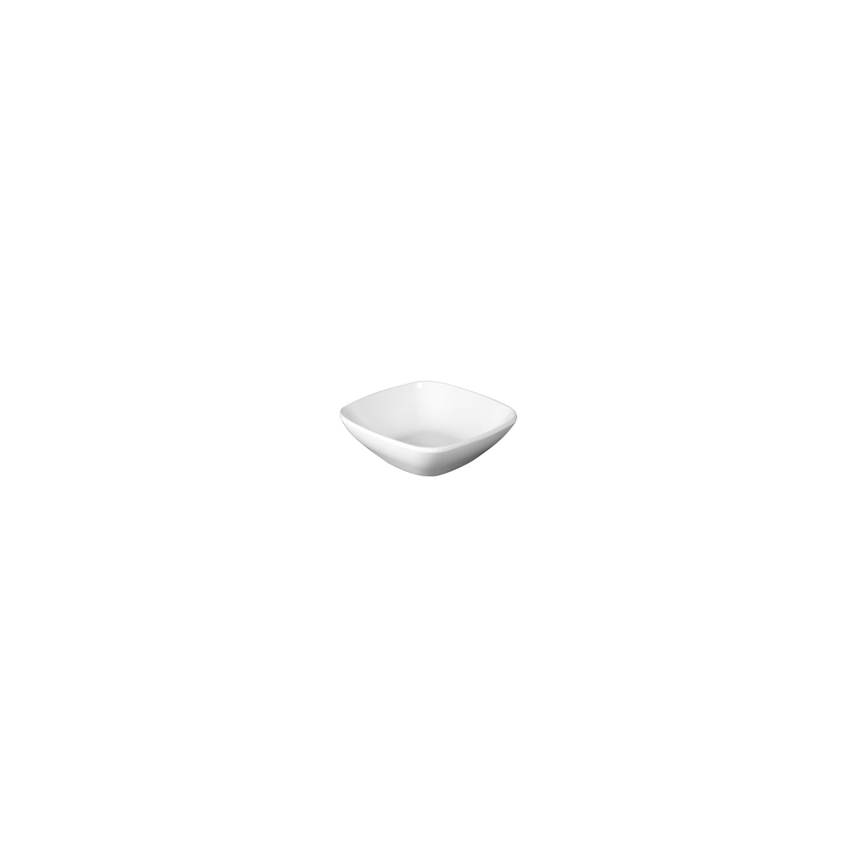 White Square Sauce Dish 75x75x20mm/60ml