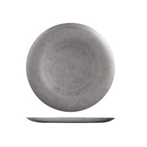 Moda Vintage Stainless Steel Round Coupe Plate