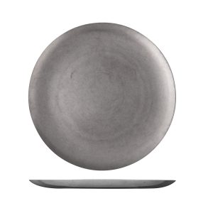 Moda Vintage Stainless Steel Round Coupe Plate
