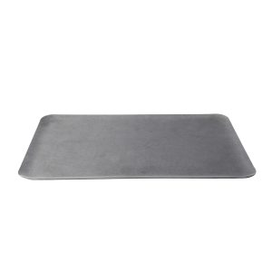 Moda Vintage Stainless Steel Rectangular Flat Tray