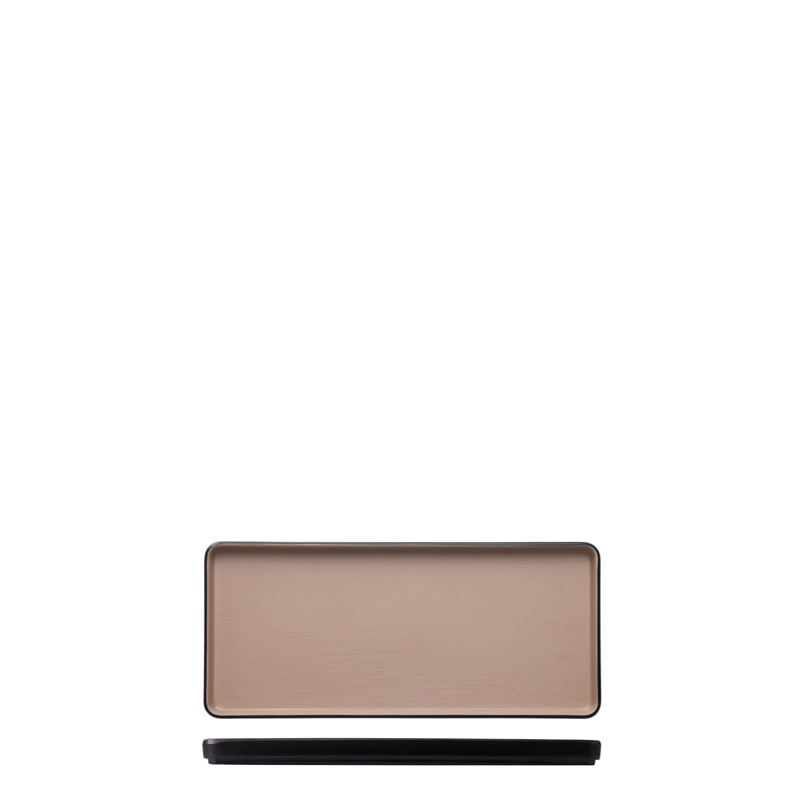 COU COU Dual Colour Beige & Black Rectangular Platter