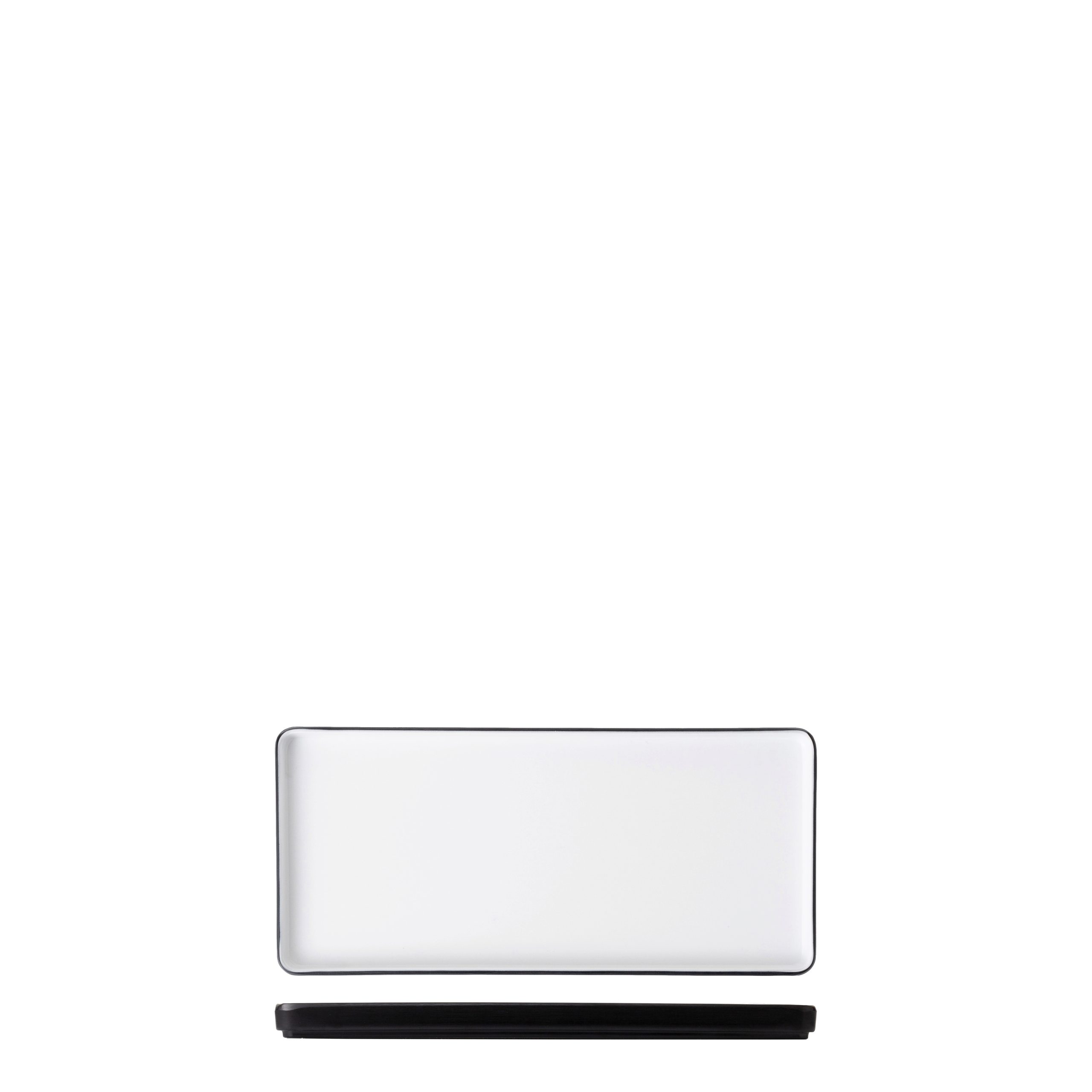COU COU Dual Colour White & Black Rectangular Platter