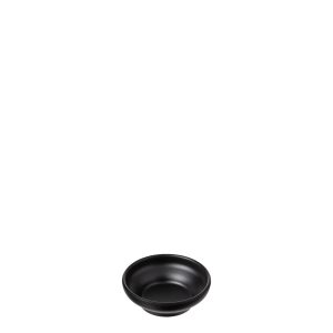 COU COU Matte Black Round Sauce Dish