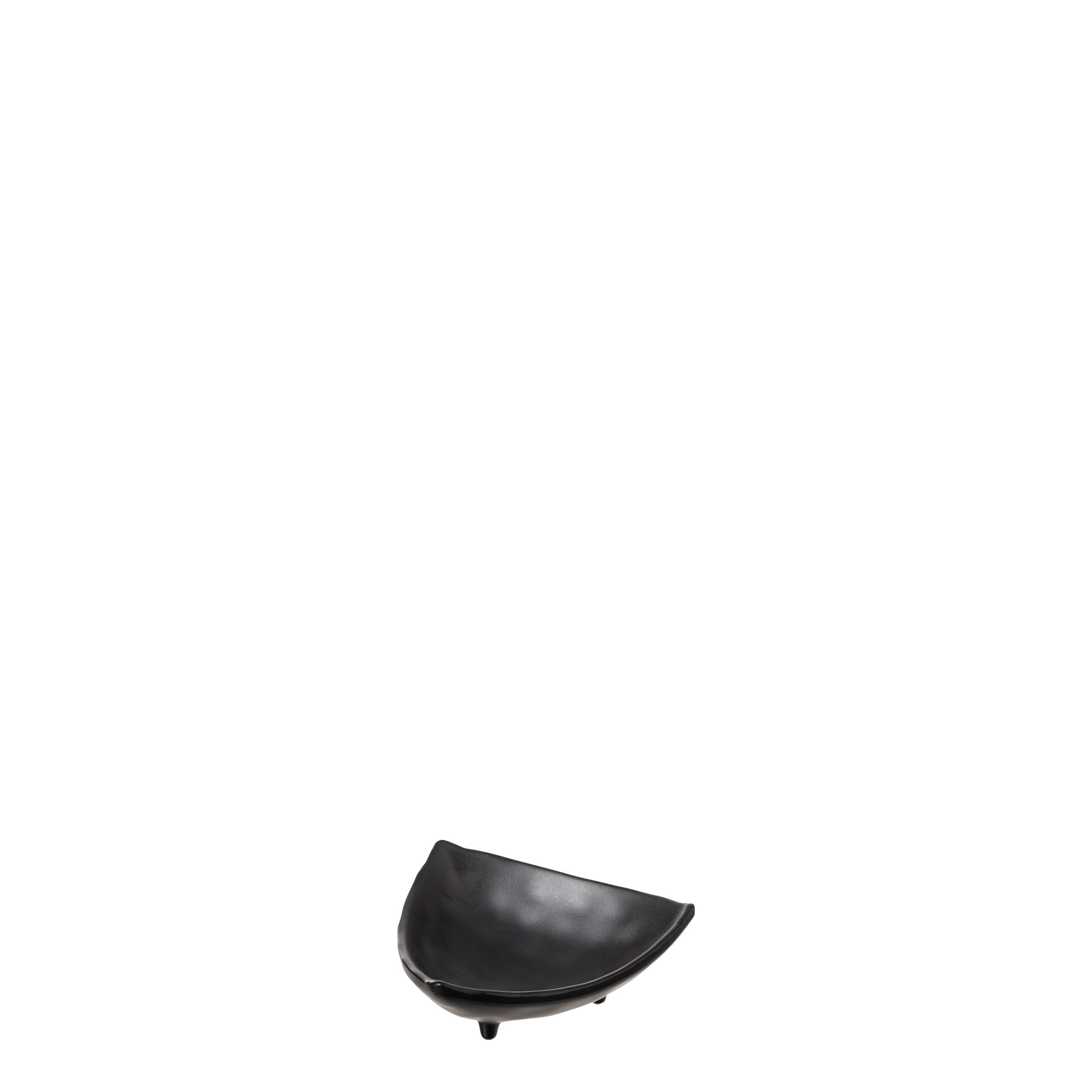 COU COU Matte Black Triangular Dish