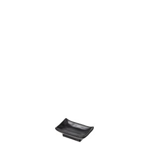 COU COU Matte Black Rectangular Sauce Dish