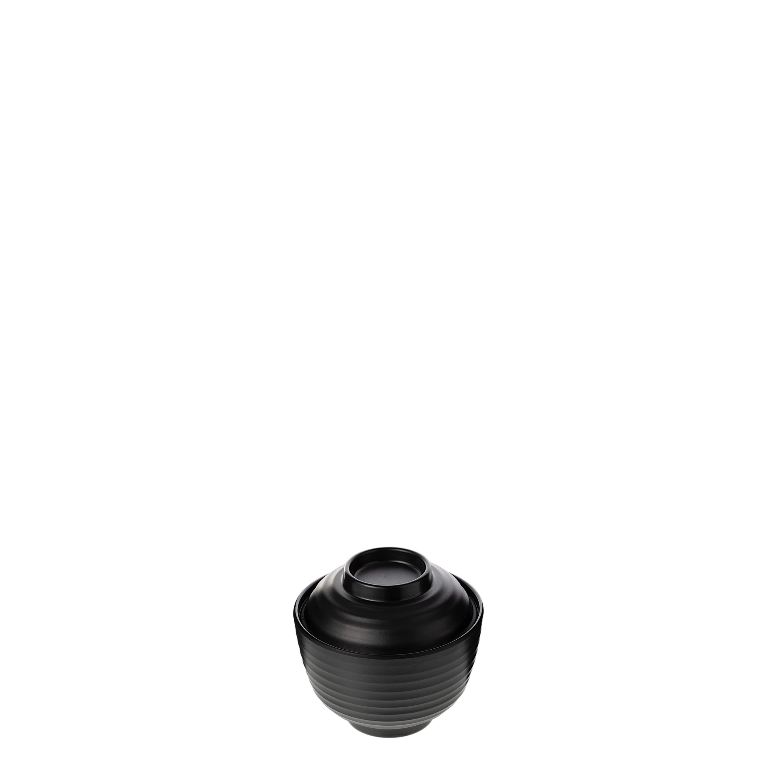 COU COU Matte Black Round Bowl