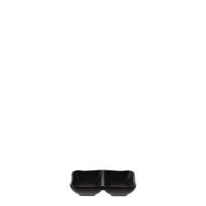 COU COU Matte Black Divided Dish