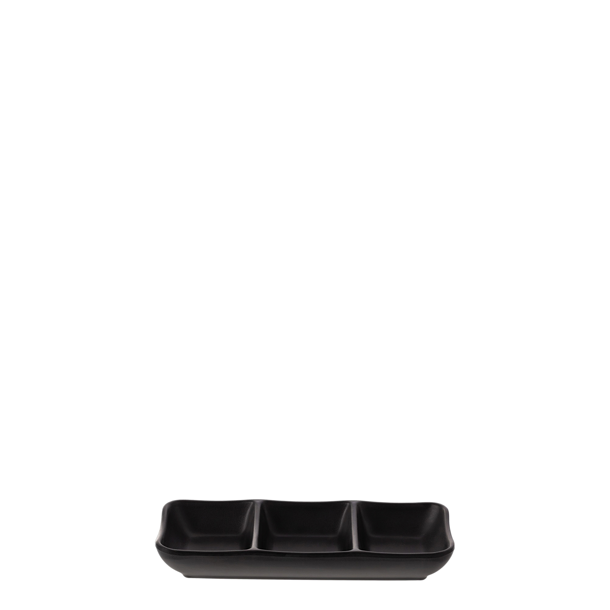 COU COU Matte Black Divided Dish