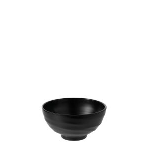 COU COU Matte Black Round Bowl
