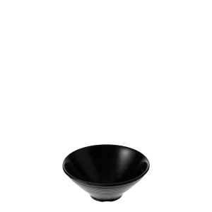 COU COU Matte Black Round Conical Bowl