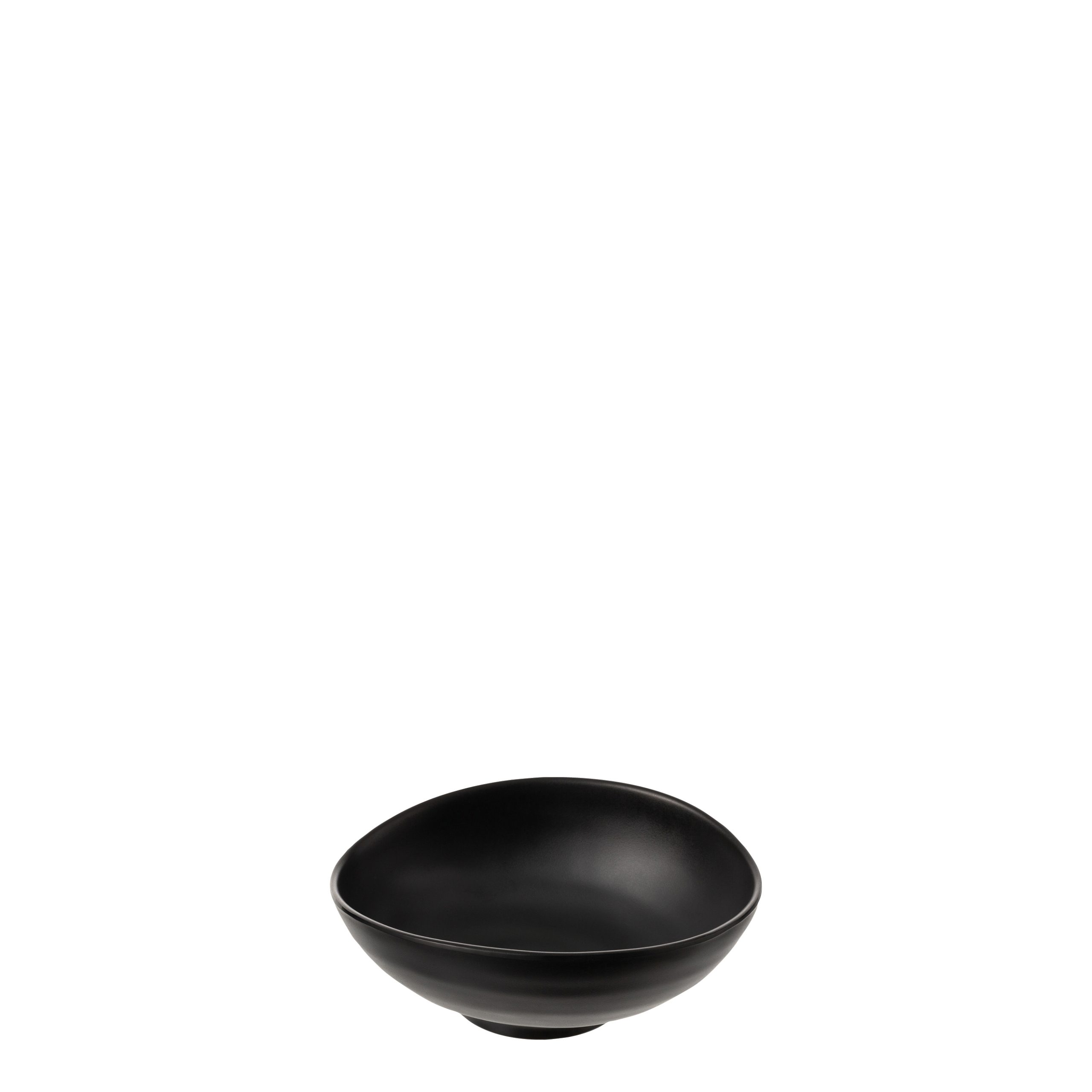 COU COU Matte Black Oval Bowl