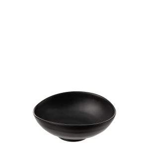 COU COU Matte Black Oval Bowl