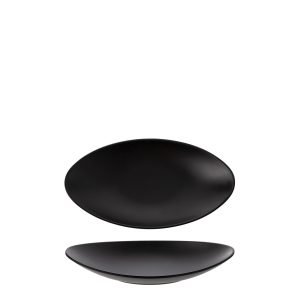 COU COU Matte Black Oval Plate