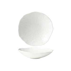 Fusion Lotus Deep Coupe Plate 245mm White