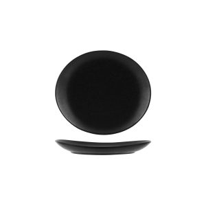 Black Oval Coupe Plate 260mm