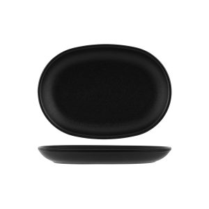 Black Oval Serving Platter 305mm