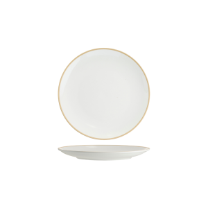 Core Round Coupe Plate Natural Rim 225mm
