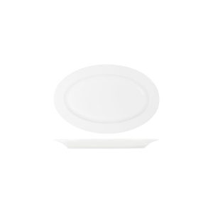 Core Oval Wide Rim Platter 300x200mm