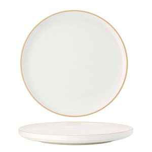 Core Round Plate Walled Lip Natural Rim 270x26mm