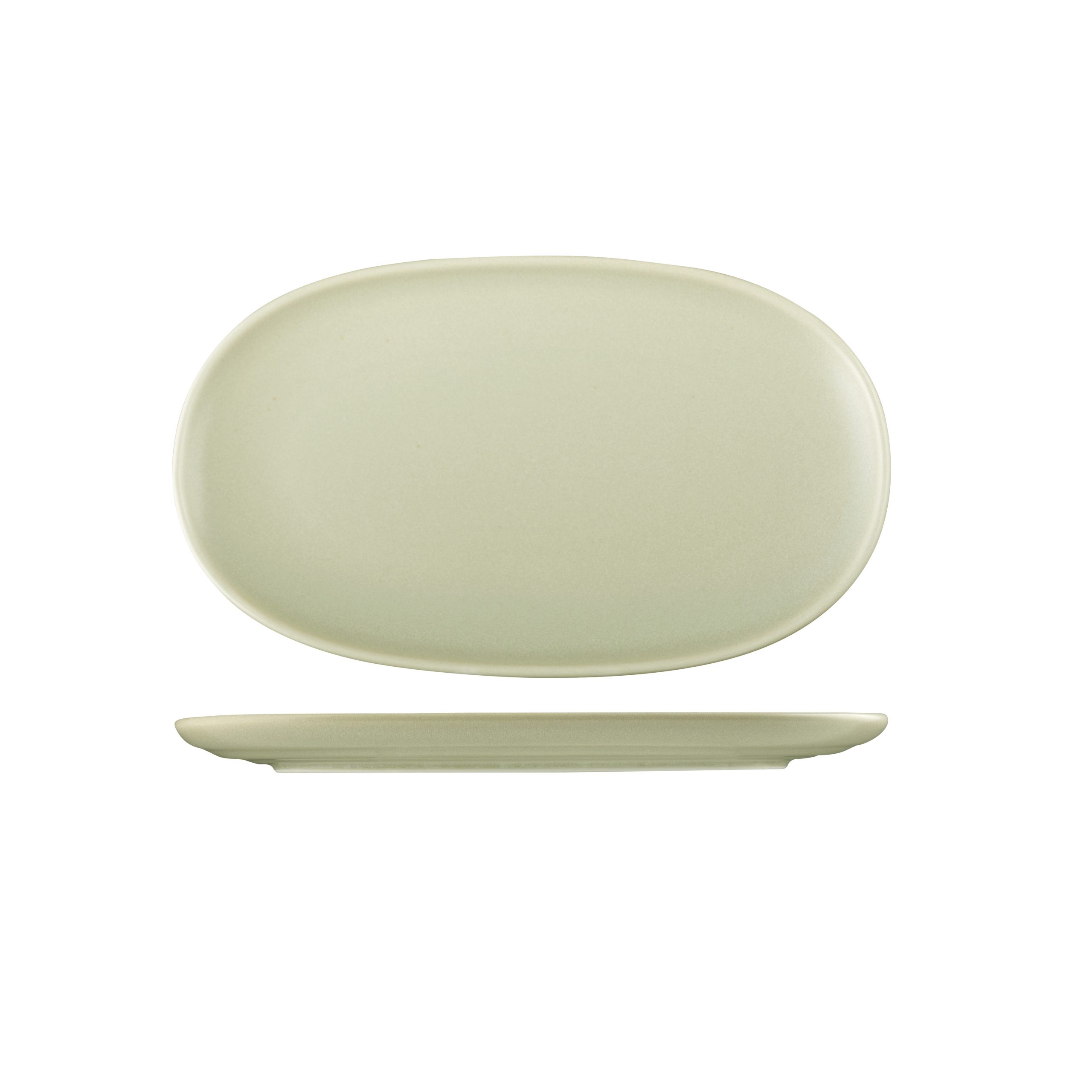 Moda Porcelain Lush Oval Coupe Plate