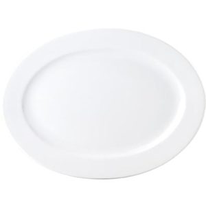 Chelsea Oval Platter Wide Rim 315x235mm