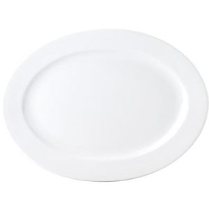 Chelsea Oval Platter Wide Rim 360x260mm