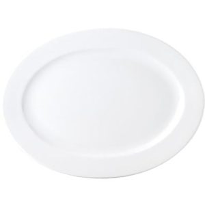 Chelsea Oval Platter Wide Rim 410x300mm