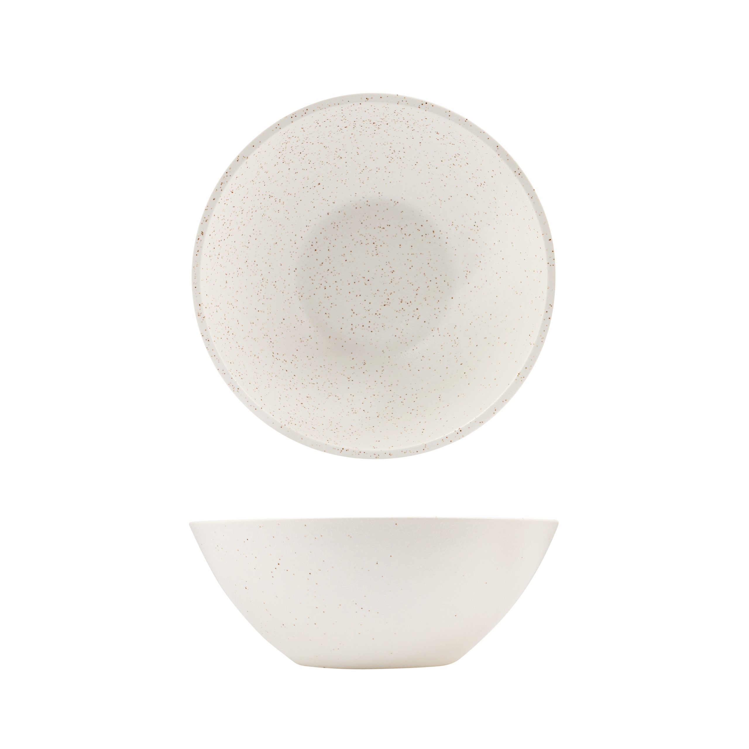 Luzerne Dune Shell Round Bowl - Conical