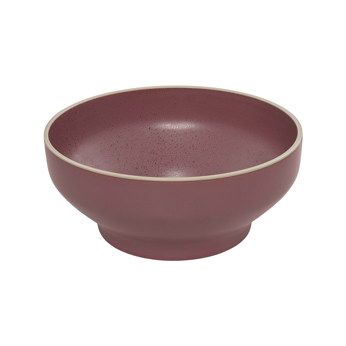 Luzerne Mod Smokey Plum Round Bowl