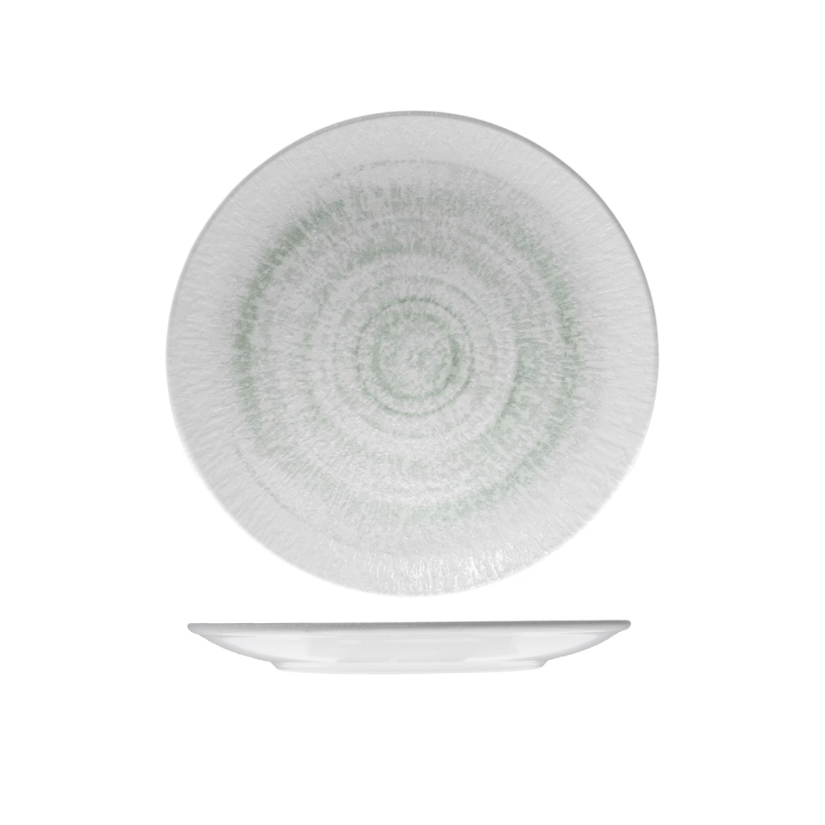 ID Fine Glacier Round Coupe Plate