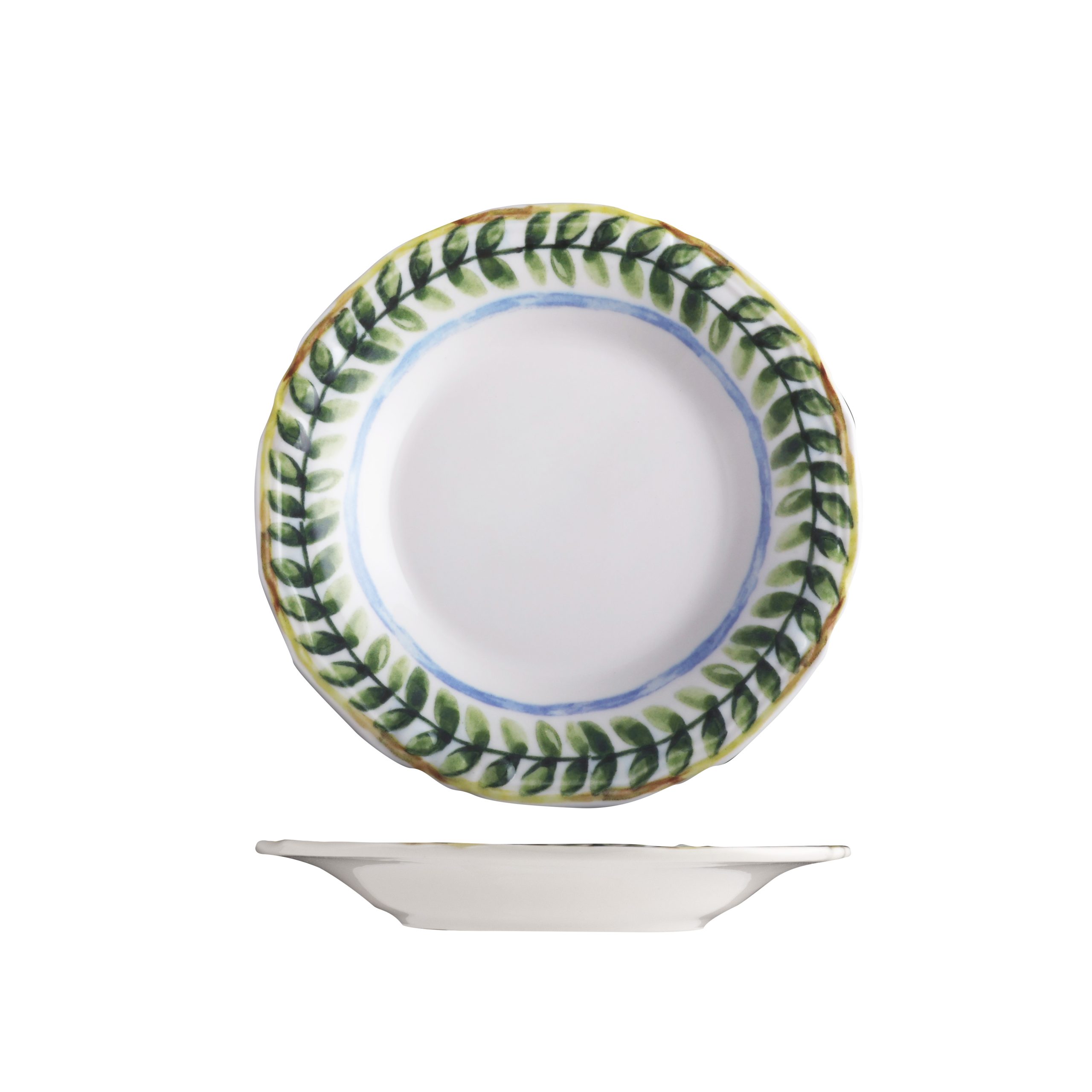 ID Fine Capri Scalloped Deep Plate