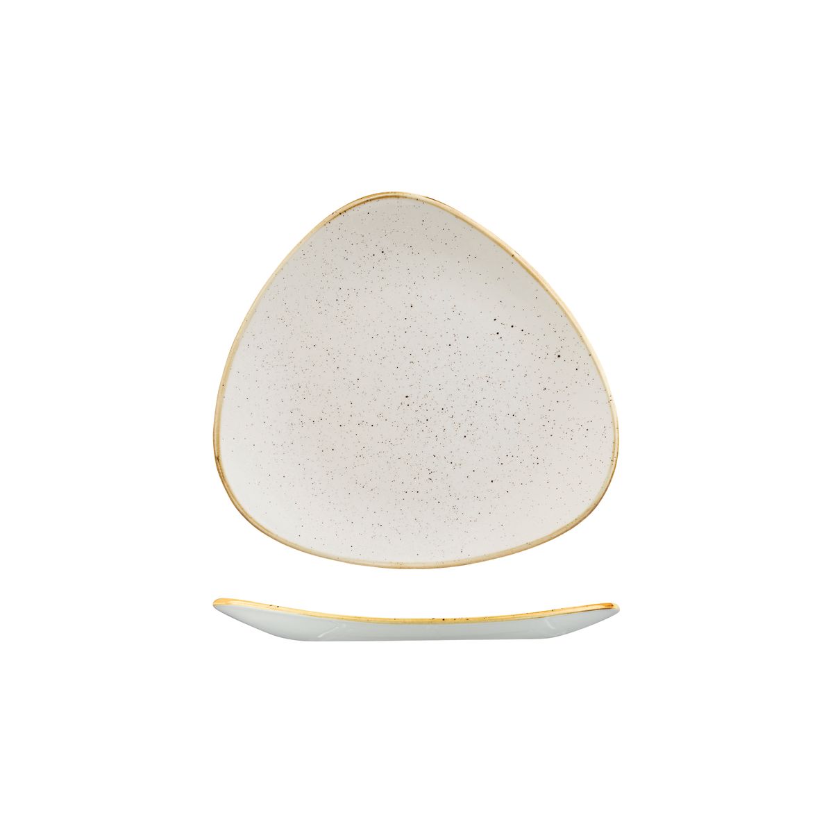 Stonecast by Churchill Stonecast Barley White Triangular Plate