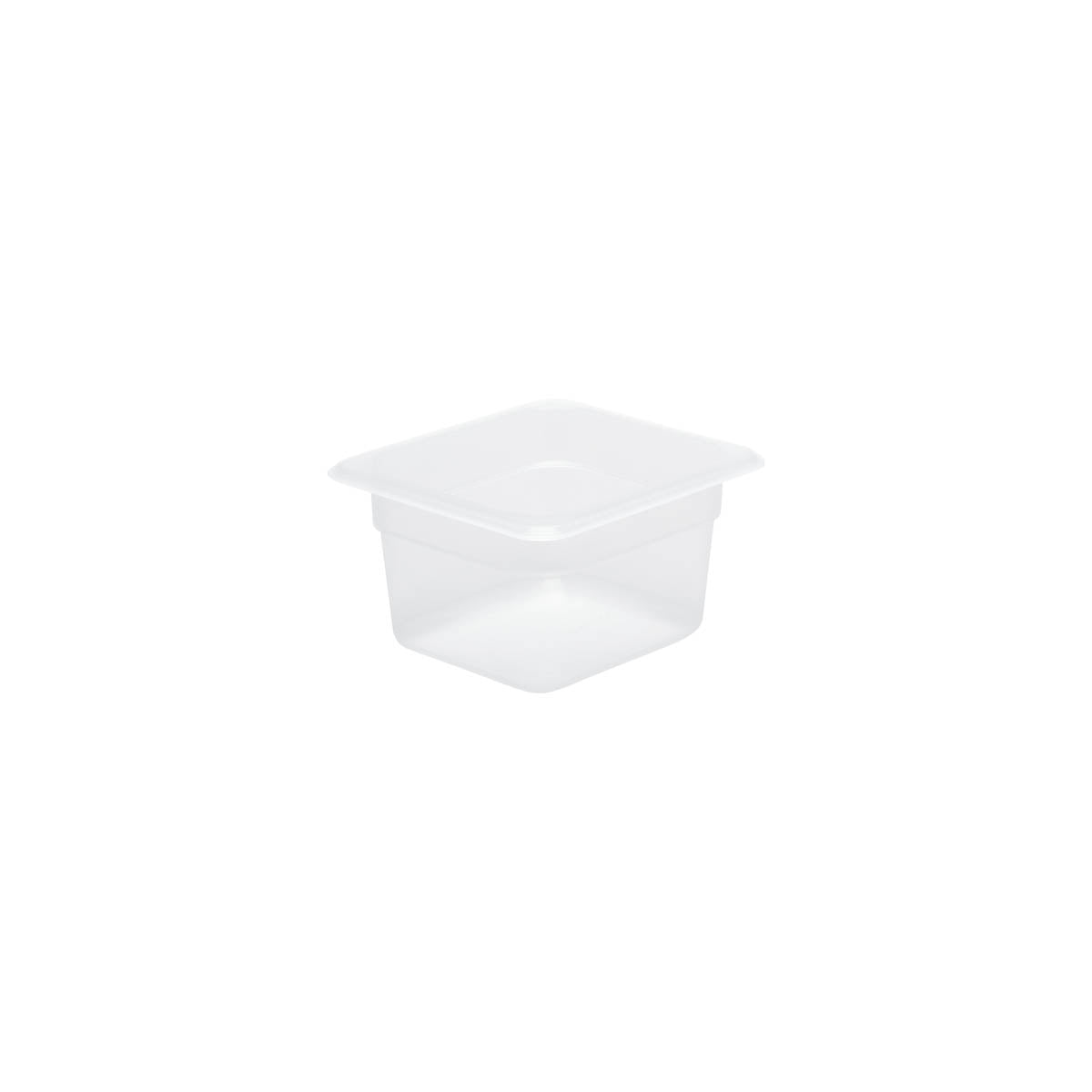 GN Storage Container Polypropylene Size 1/6 x 100mm Clear