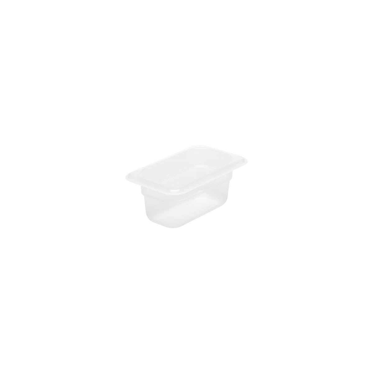 GN Storage Container Polypropylene Size 1/9 x 100mm Clear