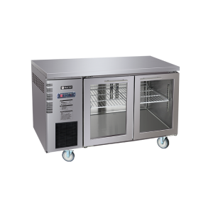 BESTTOP Under Bench Glass Door Fridge 1200mm/CUR12-2SG-600(600mm depth)