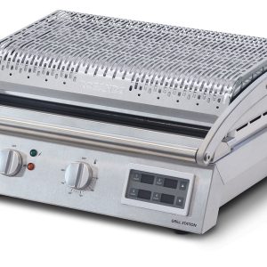 Roband Grill Station Electronic Timer, 8 slice, smooth plates, 13 Amp