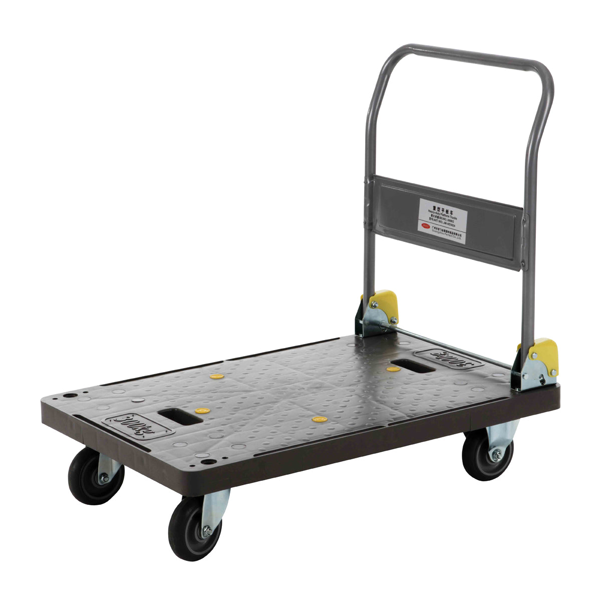 Platform Trolley Heavy Duty with Folding Handle